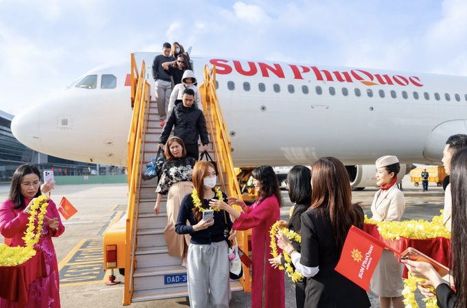 H&agrave;nh kh&aacute;ch bay Sun PhuQuoc Airways được hưởng ưu đ&atilde;i đến Đ&agrave; Nẵng trong th&aacute;ng 6 v&agrave; 7. Ảnh: Sun Group