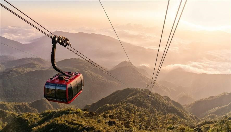Tuyến c&aacute;p treo Fansipan được vận h&agrave;nh từ năm 2016. Ảnh: Sun Group