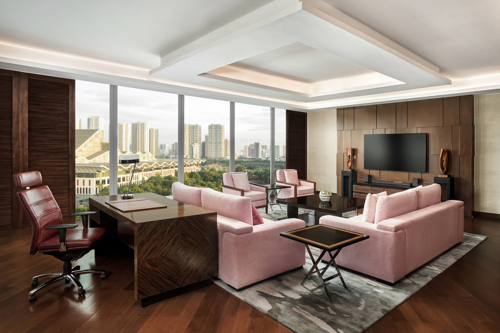Kh&ocirc;ng gian lưu tr&uacute; tại JW Marriott Hotel Hanoi. Ảnh: JW Marriott Hotel Hanoi