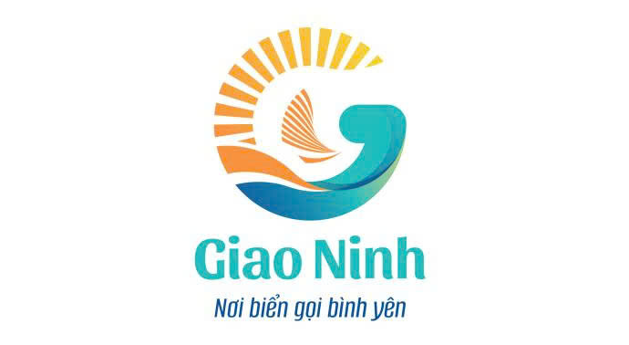 Logo nhận diện thương hiệu biển Giao Ninh. Ảnh: Sở Du lịch Ninh B&igrave;nh