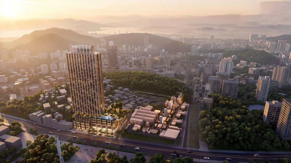Phối cảnh Ha Long Bay Marriott Hotel do C&ocirc;ng ty TNHH Dược &ndash; Vật tư Y tế H&ograve;n Gai l&agrave;m Chủ đầu tư, đ&aacute;nh dấu hướng ph&aacute;t triển mới trong hệ sinh th&aacute;i TLRG. Ảnh: TLRG