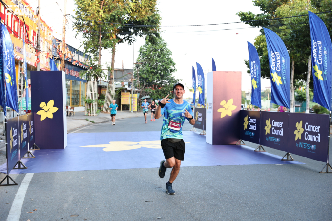 Daniel tr&ecirc;n đường chạy VnExpress Marathon Cần Thơ. Ảnh: VnExpress Marathon