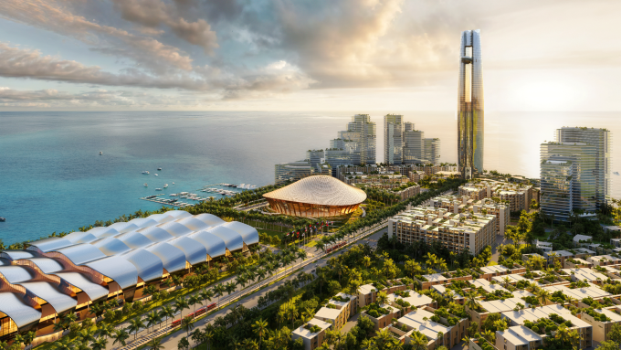 C&aacute;c c&ocirc;ng tr&igrave;nh phục vụ APEC 2027 do Sun Group triển khai. Ảnh: Sun Group