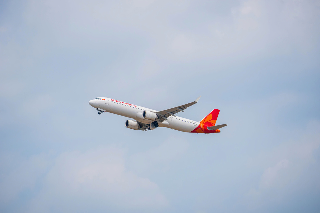 T&agrave;u bay Sun PhuQuoc Airways. Ảnh: SPA