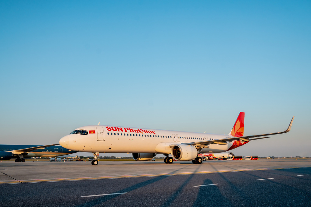 T&agrave;u bay của Sun PhuQuoc Airways. Ảnh: SPA