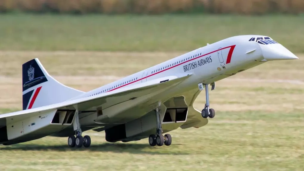 M&aacute;y bay Concorde của h&atilde;ng British Airway. Ảnh: Pixel