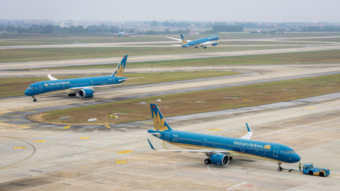 C&aacute;c t&agrave;u bay của Vietnam Airlines. Ảnh: Vietnam Airlines